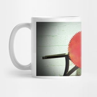 Red Saw Blade Mug